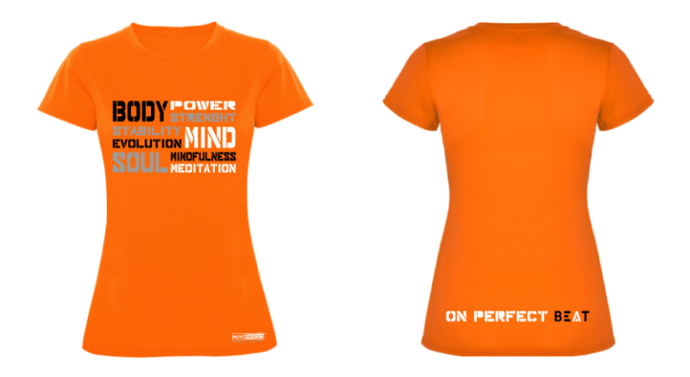 T-shirt S/M/L/XL (Montecarlo woman Laranja)