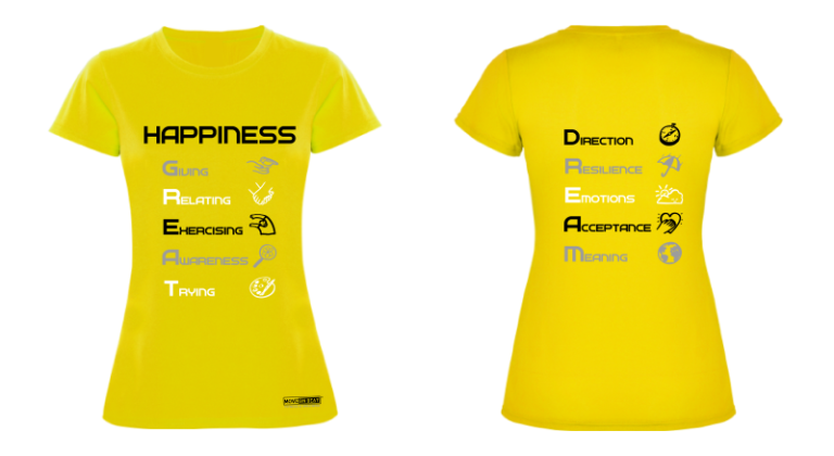 T-shirt S/M/L/XL (Montecarlo woman Amarelo)