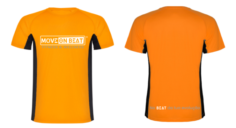 T-shirt S/M/L/XL (Shangai Laranja)
